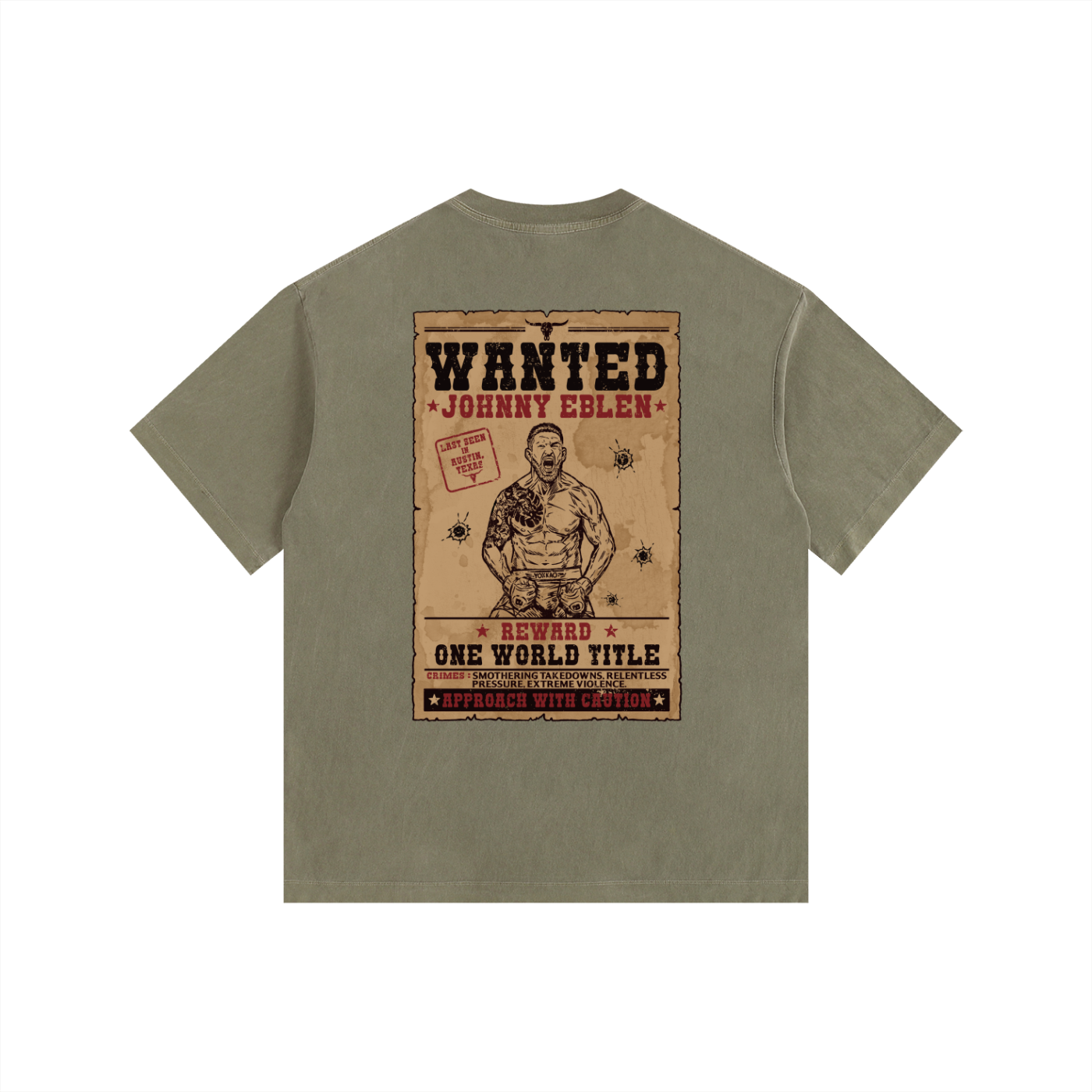 Oversized Wanted T-Shirt
