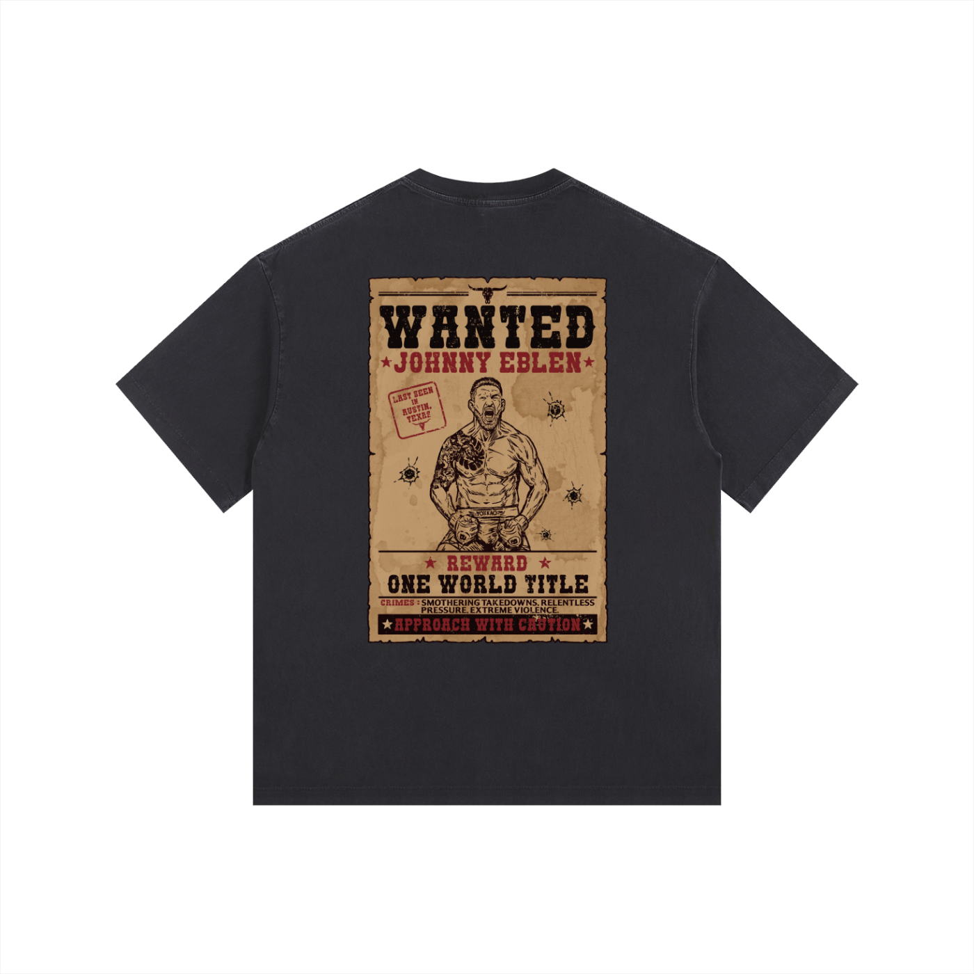 Oversized Wanted T-Shirt